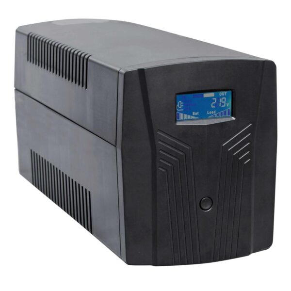 NG UPS 1500VA/900W, LINE INTERACTIVE, USB, 3 SCHUKO, 2 x 12V8A, ΟΘΟΝΗ, AVR